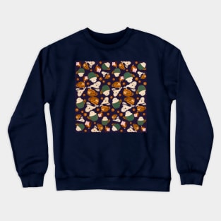 Halloween autumn pattern children's drawing Crewneck Sweatshirt